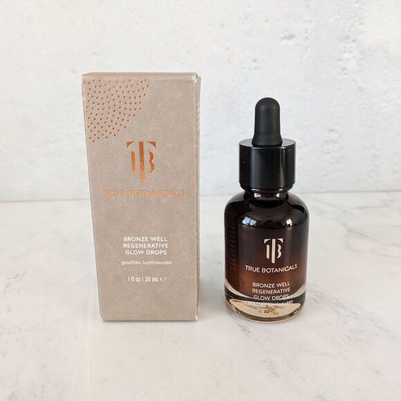 NEW True Botanicals Bronze Well Regenerative Glow Drops 1oz - Picture 1 of 3